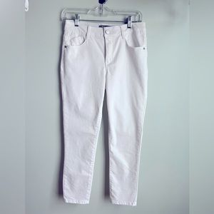 Wit & Wisdom 2P Ab Solution White Crop Jeans